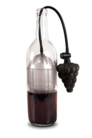 Air Cork Wine Preserver (with spare balloon) - as seen on Shark Tank (Charcoal)