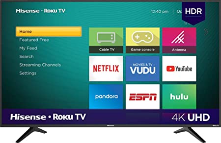 Hisense 58" Class 4K (2160P) Smart LED TV 58R6E ( RENEWED )