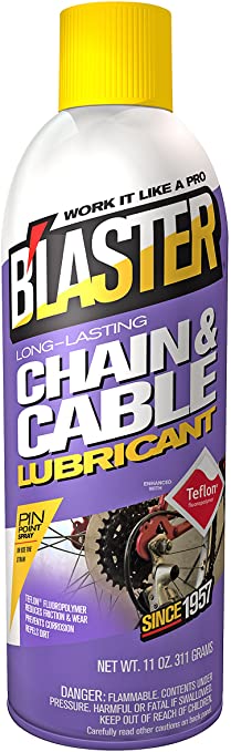 B'laster 16-CCL Long-Lasting Chain and Cable Lubricant, 11 oz, Multi