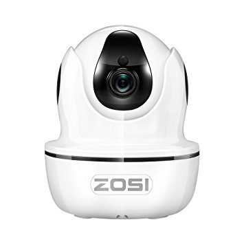 ZOSI 2MP 1080p Wireless Wifi IP Security Camera,Pan/Tilt/Zoom ,Two-Way Audio,Motion Detection,Unique IR Remote Control for Appliances, Night Vision Surveillance Baby/Nanny/Pet Monitor