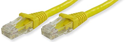 Lynn Electronics OLG20CYEY-055 Optilink CAT6 Made in the USA Snagless Ethernet Cable, 55-Feet, Yellow