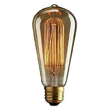 Cmyk® DIMMABLE Vintage light bulb - squirrel cage filament (old fashioned Edison) E27 screw'