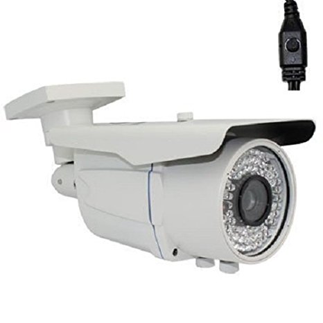 GW Security GW781A 700TVL 1/3 Inch Sony EXview HAD CCD II, 9 to 22 Varifocal Lens, 72 IR LED Outdoor Security Surveillance Video Camera