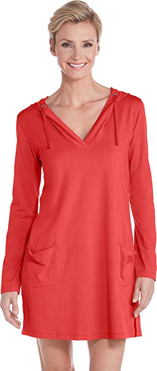 Coolibar UPF 50  Women's Beach Cover-up Dress - Sun Protective