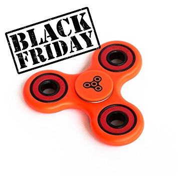 BLACK FRIDAY SALE 80% - Anti-Stress Spinner | Relieves from stress and bad habits! Relax, Focus, Relieve - with innovative, upgraded 2017 fidget spinner. Orange Fluorescent Color