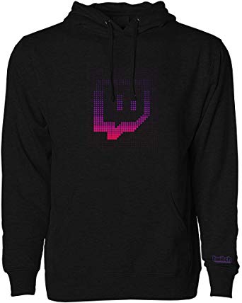 Twitch Unisex Dot Glitch Hoodie - Black