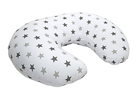 Cuddles Collection Twinkle Star Nursing Pillow (Silver)