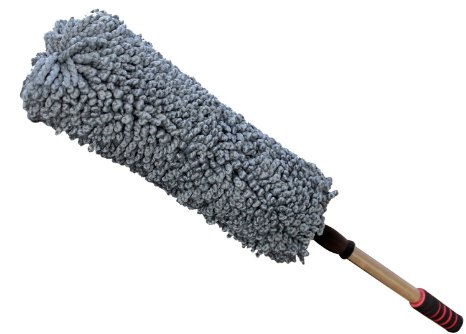 Ultra Premium Car Duster With Extendable Handle - Better Than The California Duster For Cars - Cleans Interior and Exterior - Lint and Wax Free - Safe on Any Car's Paint Job