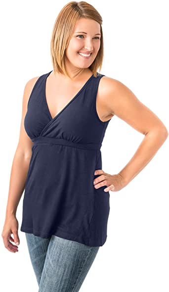 Kindred Bravely Ultra Soft French Terry Nursing Tank Top for Maternity/Breastfeeding