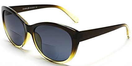 Women’s Bi-Focal SunReaders Fashion Wayfarer Reading Sunglasses SBR7061 Readers