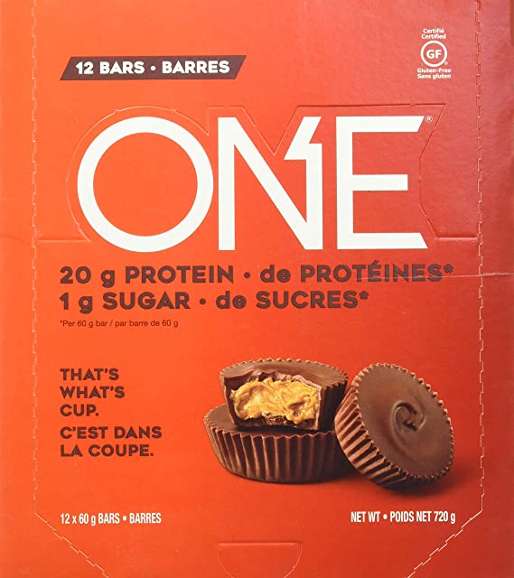 ONE PROTEIN BARS PROTEIN BARS PEANUT BUTTER CUP 12x60G