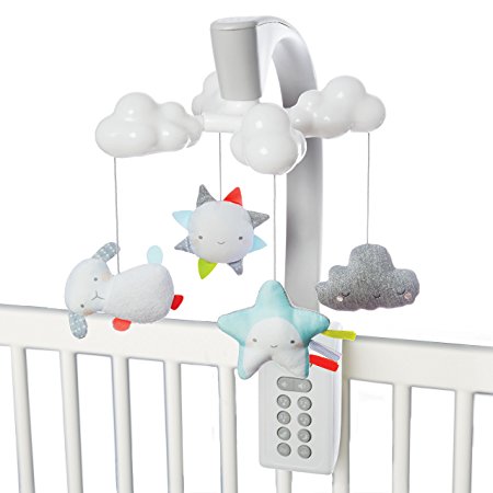 Skip Hop Moonlight & Melodies Projection Mobile, White, Cloud