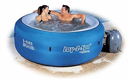 Lay-Z-Spa Portable Hot Tub with digital control.