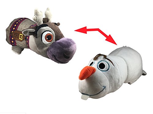 Olaf to Sven Frozen FlipAZoo 14 Plush Stuff Toy - 2 Toys in 1