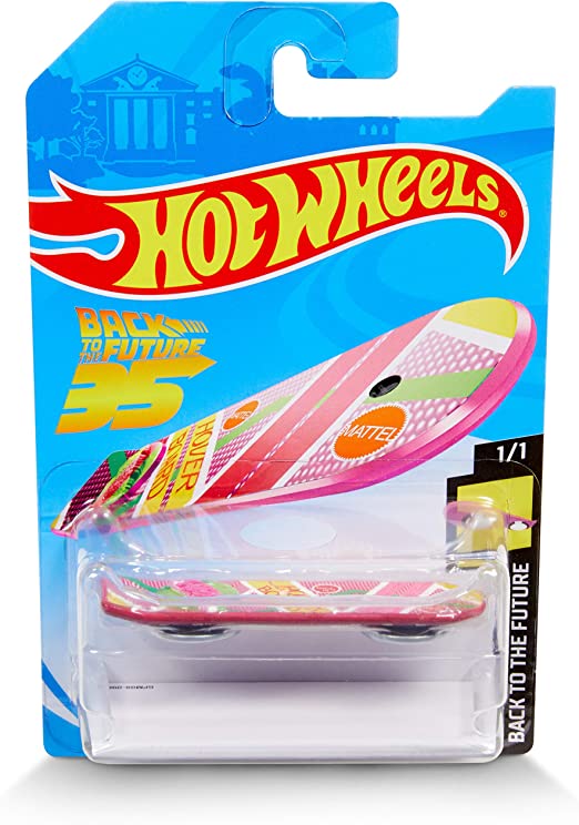 Hot Wheels Back to The Future 35th Anniversary Mattel Hoverboard Replica, Collectible Die-Cast Vehicle, Gift for Collectors