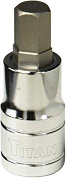 Titan Tools 15611 1/2-Inch Drive x 11mm Hex Bit Socket