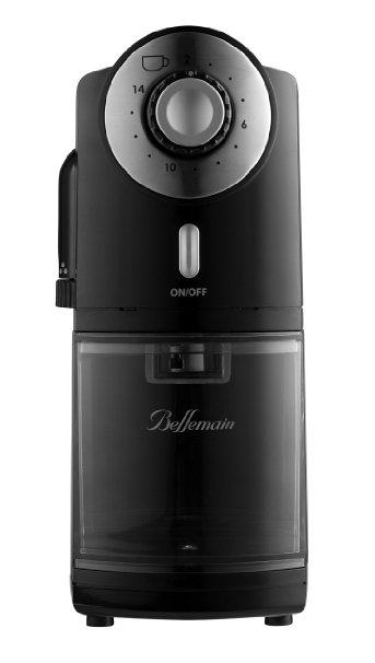 Bellemain Burr Coffee Grinder with 17 Settings for Drip, Percolator, Steam or Pump Espresso, French Press and Turkish Coffee Makers