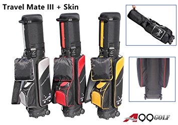 A99 Golf Travel Mate III Carryon Travel Cover Hard Case Hybrid Travel Bag with TSA Lock   One Protection Skin