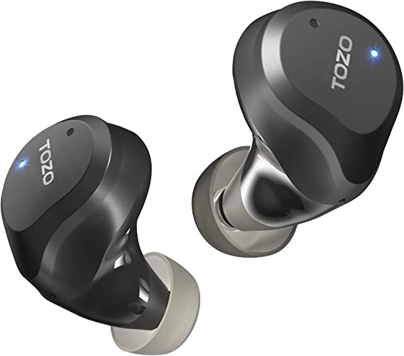 TOZO NC9 Pro 2022 Version Hybrid Active Noise Cancelling Wireless Earbuds IPX6 Waterproof Bluetooth in Ear Headphones Bluetooth 5.2 Stereo Earphones, Immersive Sound Premium Deep Bass Headset