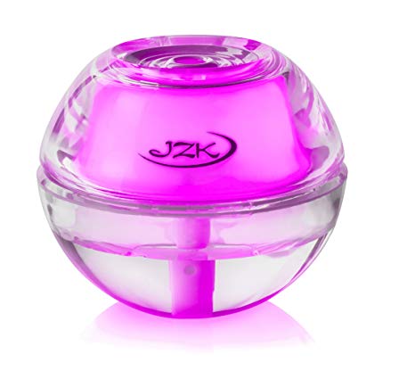 Humidifier by JZK, Air Cool Mist Humidifiers are Perfect to Purify Any Personal Bedroom, Car, Desk or Babies Room, Comes with Filter and Easy to use on Any Desk or for Travel! (Large, Pink)