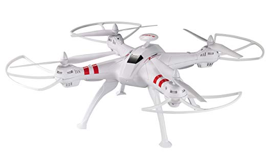 Worryfree Gadgets 51CM large RC Quadcopter with Headless Mode Drone X15 DRONE-X15-WHT