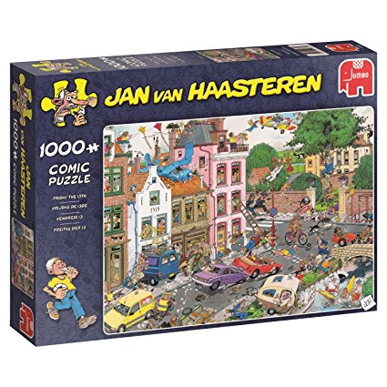 Jan van Haasteren 19069 Friday the 13th 1000 Piece Jigsaw Puzzle