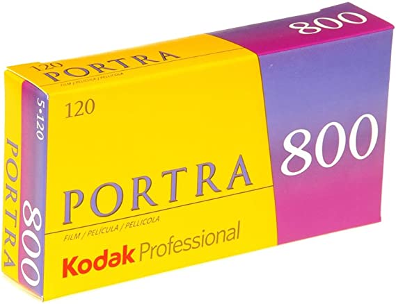 Kodak 8127946 Portra 800 120 Colour Negative Film (Pack of 5)