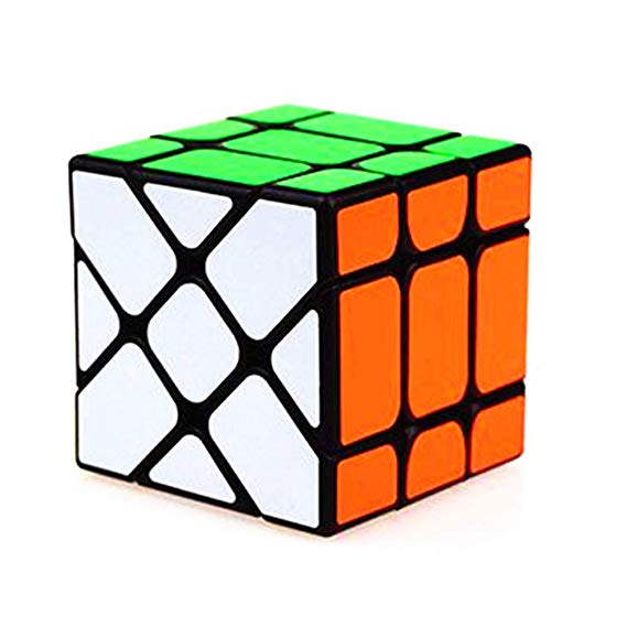 CuberSpeed YJ Fisher Cube V2 Black Magic Cube MoYu Color Sticker Fisher Cube v2 Black Yileng 3x3x3 Speed Cube Puzzle