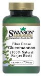 Swanson Fibre Dense Glucomannan 100 Natural Konjac Root 700mg 90 Capsules