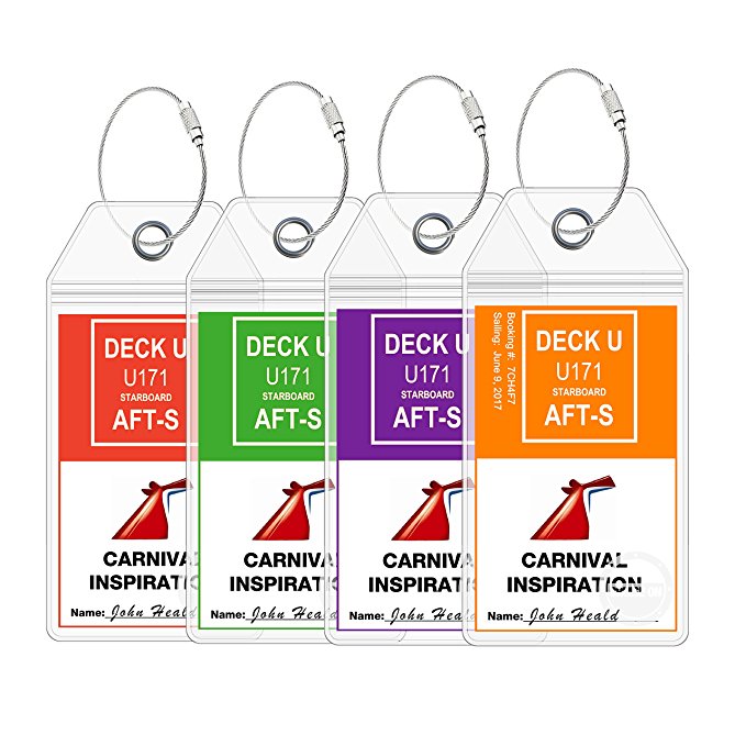 Carnival Cruise Luggage Tags by Cruise On