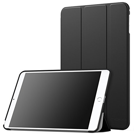 iPad Mini 4 Case, Moko Ultra Slim Lightweight Smart-shell Stand Cover Case With Auto Wake / Sleep for Apple iPad Mini 4 (2015 edition) 7.9 inch iOS Tablet, BLACK