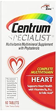 Centrum Specialist Heart, 60 Count (Pack of 3)