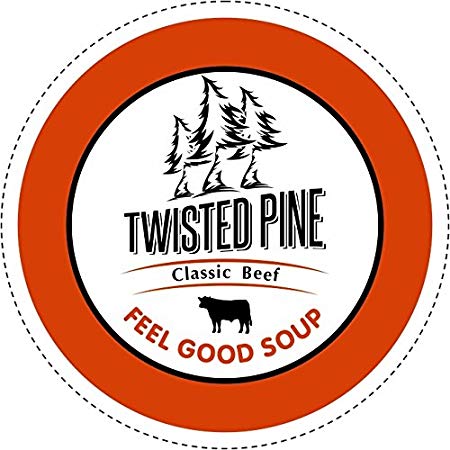 Twisted Pine Home Style Beef Soup Broth, Single-Serve Cups for Keurig K-Cup Brewers, 12 Count