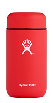 Hydro Flask 18 oz Leak Proof Double Wall Vacuum Insulated Stainless Steel BPA Free Food Flask Thermos Jar, Lava