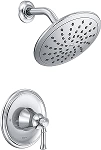 Moen T2282EP Dartmoor Shower Only System with Rainshower Showerhead without Valve, chrome