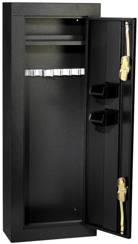 Homak HS30103660 8-Gun Security Cabinet, Gloss Black