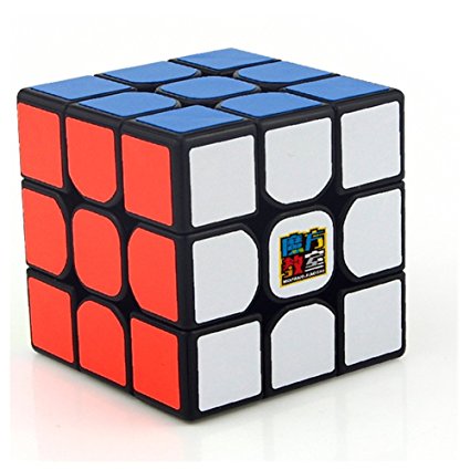 Rubik’s Cube 3X3 MoYu Magic Speed Smooth Cube Puzzles 3x3x3,MOFANGJIAOSHI MF3RS, Brain Training Toy for Kids Birthday Gift,Black