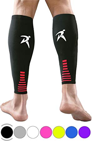 Rymora Calf Compression Sleeves (Ideal for Shin Splints, Running, Sports for Men/Women)