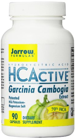 Jarrow Formulas HCActive Garcinia Cambogia Supports appetite control and weight management 90 Veggie Caps