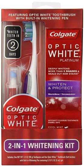 Colgate Optic White 2-in-1 Whitening Kit