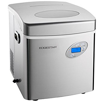 EdgeStar Large Capacity Portable Stainless Steel Ice Maker