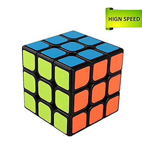 Rubik's Cube 3x3x3 Layer Rubix Magic Puzzle Speed Cube Brain Teaser Durable Smooth Twisty Proffessional Classic Colorful Portable For Adults International Competition Instruction Education