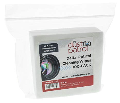 Delta 4x4 Optical Cleaning Wipes (100pk)