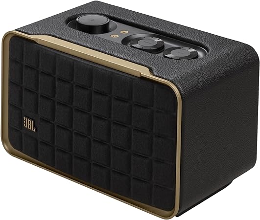 JBL Authentics 200 - Wireless Home Speaker, Built in Wi-Fi, Bluetooth and Voice Assistants, Built in Alexa and Google Assistant