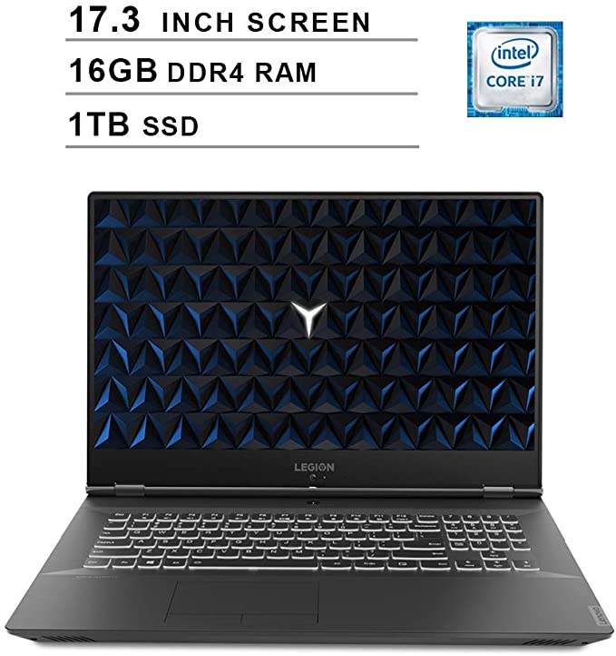 Lenovo 2020 Legion Y540 17.3 Inch FHD IPS Gaming Laptop (9th Gen Intel 6-Core i7-9750H up to 4.5 GHz, 16GB RAM, 1TB PCIe SSD, Nvidia GeForce GTX 1660 Ti, Bluetooth, WiFi, HDMI, Windows 10)