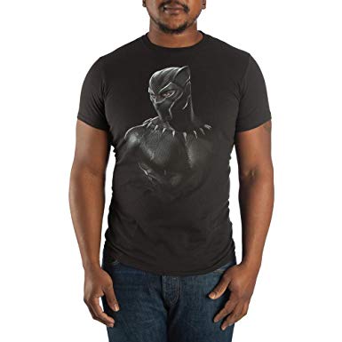 Bioworld Exclusive Black Panther Movie Packaged T-Shirt for Mens