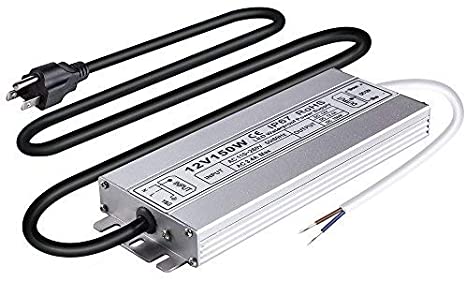Idealy 150W DC 12V Ip67 Waterproof LED Power Supply Driver Transformer Adapter for Lighting Strip with Outdoor