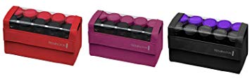 Remington Ceramic Hair Rollers, Compact Hair Setter Kit with 10 Rollers, 2 Sizes, H1015 (Colors may vary)