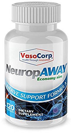 NeuropAWAY® Economy Size Nerve Support Formula - Neuropathy Pain Relief, Burning Feet, Tingling, Numbness, Pain In Legs