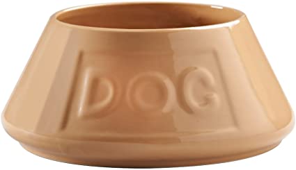 Mason Cash Cane Non-Tip 8-Inch Lettered Dog Bowl